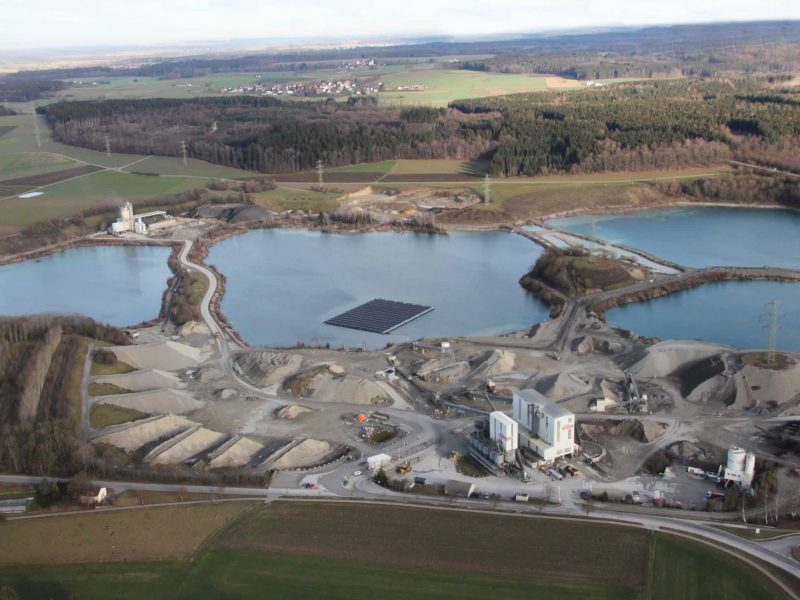 Müller Kieswerke Luftbild